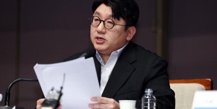 Bang si-hyuk (Credit - Yonhap)