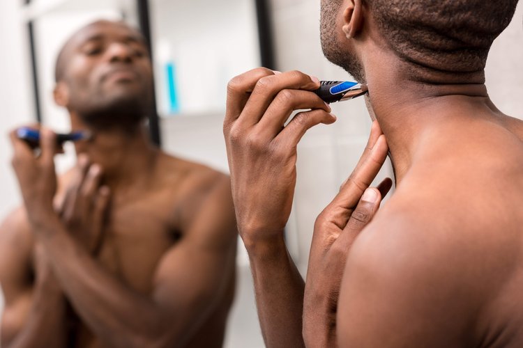 Man Shaving